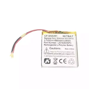 Replacement Bluetooth Headphone battery for Sony Walkman LIS1626HNPC