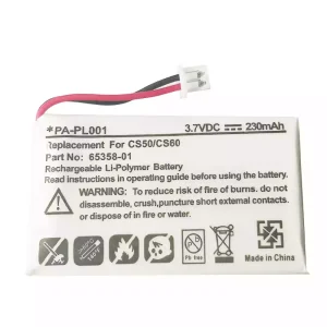 Replacement Bluetooth Headphone battery for Plantronics CS50,CS351N,CS55,CS510,CS60