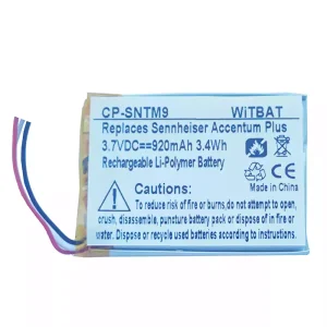 Replacement Bluetooth Headphone battery for Sennheiser ACCENTUM,ACCENTUM Plus