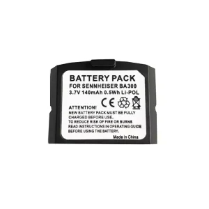Replacement Bluetooth Headphone battery for Sennheiser IS410,IS410 TV,RI410,RI410TV,RS4200,RR4200,RS4200 TV,RS4200 TV-2,RI900,RI830,RI830S,HC-BA300,NCI-PLS100H