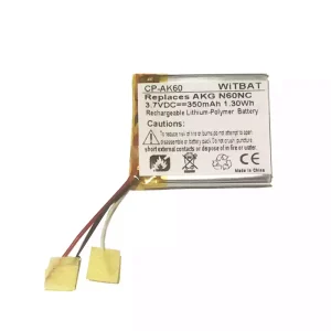 Replacement Bluetooth Headphone battery for AKG N60NC,AEC402933