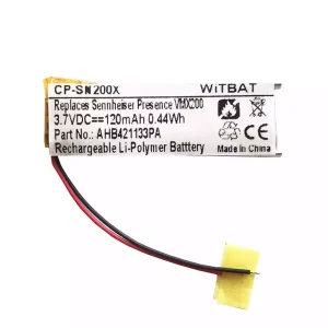 Replacement Bluetooth Headphone battery for AHB421133PA,AHB421133PA-03,AHB421133PH