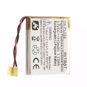 Replacement Bluetooth Headphone battery for Plantronics BackBeat Sense,AHB403029PS