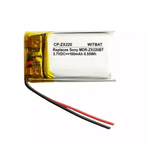 Replacement Bluetooth Headphone battery for Sony MDR-ZX220BT