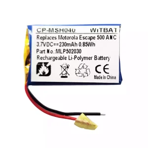 Replacement Bluetooth Headphone battery for Motorola Escape 500 ANC,SH040,SH043,Escape 800 ANC
