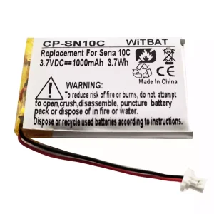 Replacement Bluetooth Headphone battery for Sena 803040,YP803040P